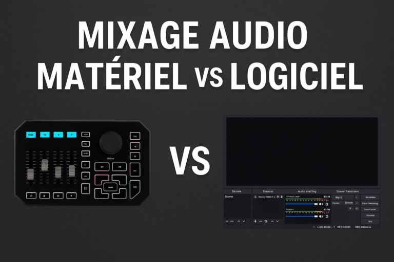 Mixage audio matériel vs logiciel : quel est le meilleur choix pour les streamers ?
